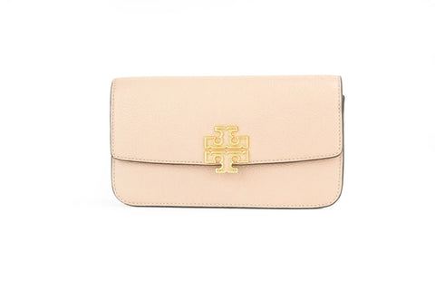 Britten Small Meadowsweet Leather Chain Wallet Crossbody Bag Tory Burch