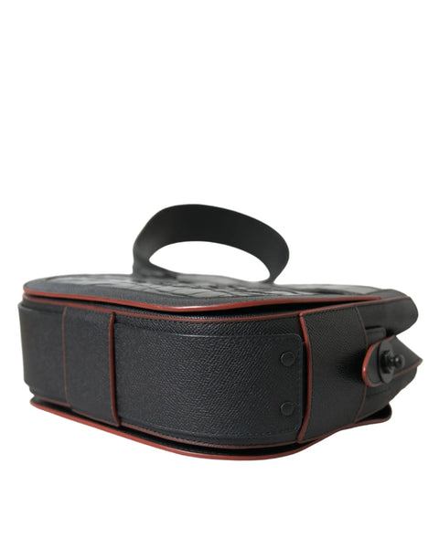 Black Exotic Leather Shoulder Crossbody Camera Bag Balenciaga