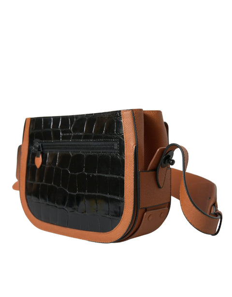 Black Brown Exotic Skin Leather Shoulder Camera Purse Bag Balenciaga