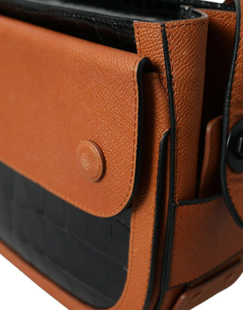 Black Brown Exotic Skin Leather Shoulder Camera Purse Bag Balenciaga