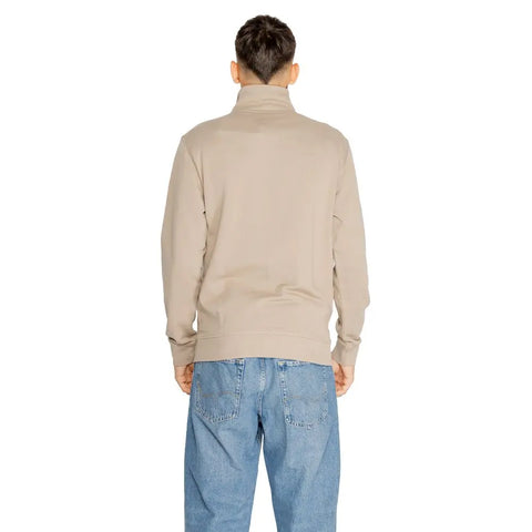 Brown Cotton Sweatshirt Hugo Boss