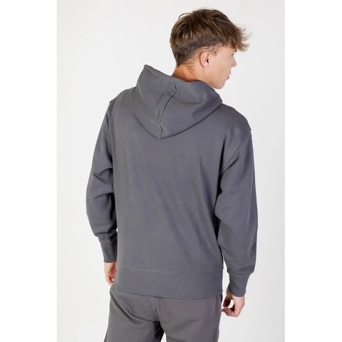 Gray Cotton Hoody Hugo Boss