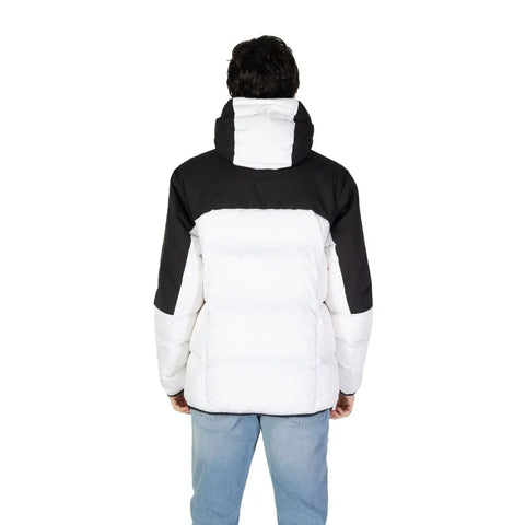 White Recycled Polyester Jackets & Coat Hugo Boss