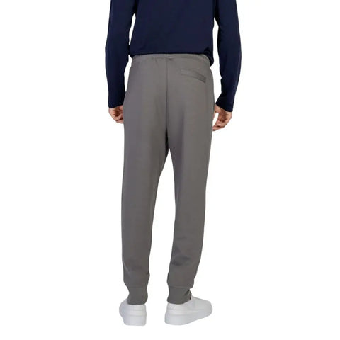Gray Cotton Joggers Workout Pant Hugo Boss