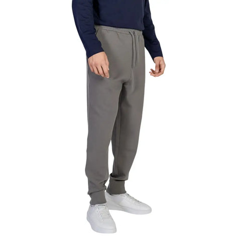Gray Cotton Joggers Workout Pant Hugo Boss