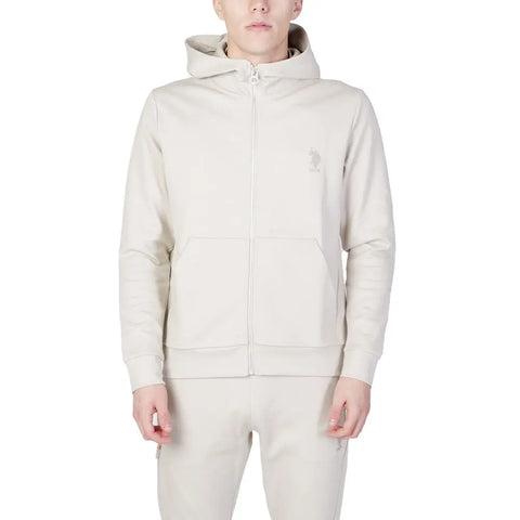 Beige Cotton Hoody U.S. POLO ASSN.