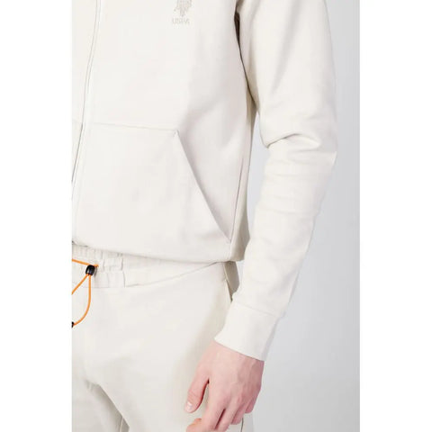 Beige Cotton Hoody U.S. POLO ASSN.