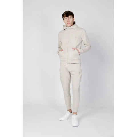 Beige Cotton Hoody U.S. POLO ASSN.