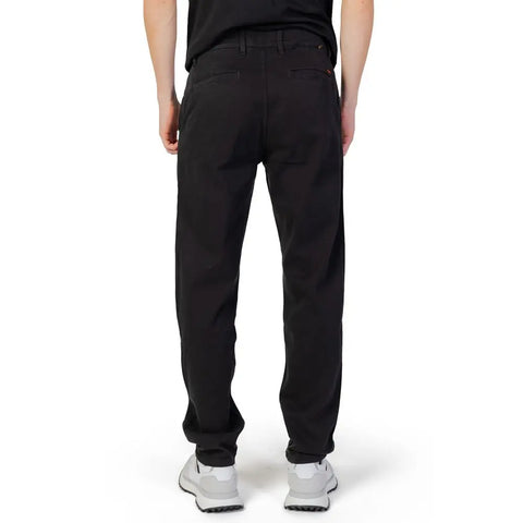 Black Cotton Pant Hugo Boss