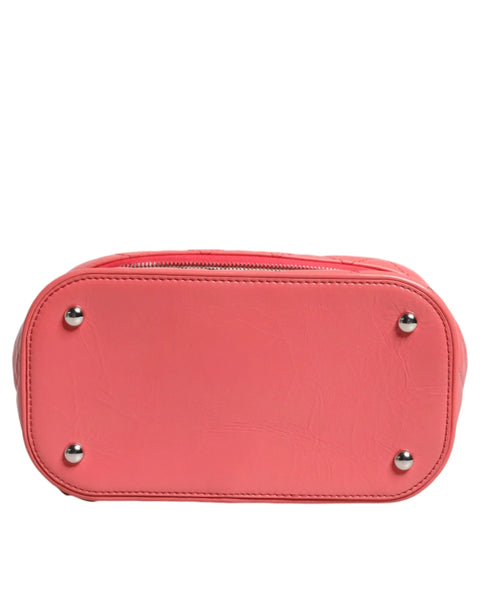 Pink Vinyl Leather Backpack Purse Bag Chanel