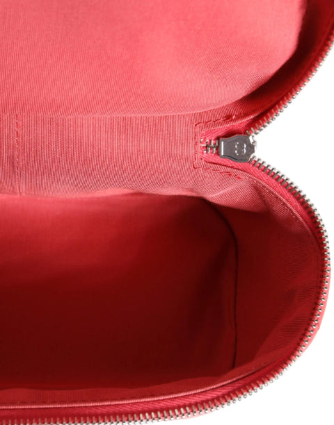 Pink Vinyl Leather Backpack Purse Bag Chanel