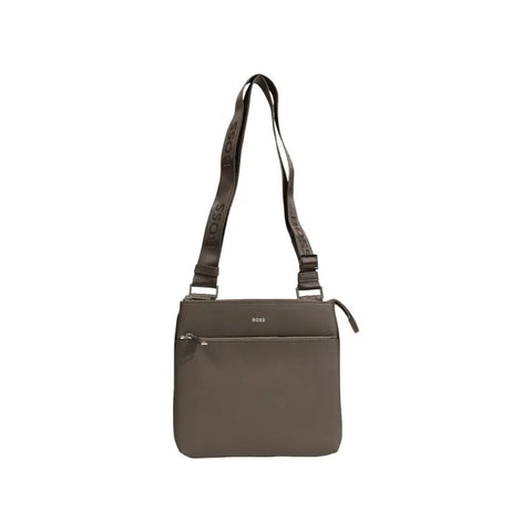 Green Leather Messenger Bag Hugo Boss