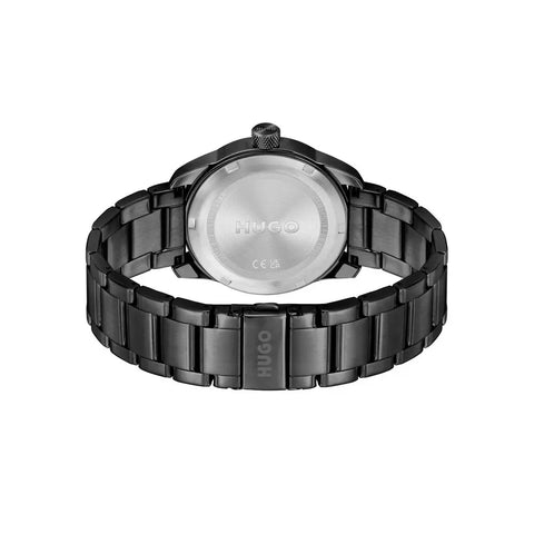 Black Stainless Steel Watch Hugo Boss