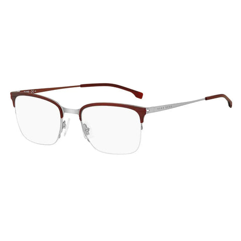 Red Metal Frames Hugo Boss