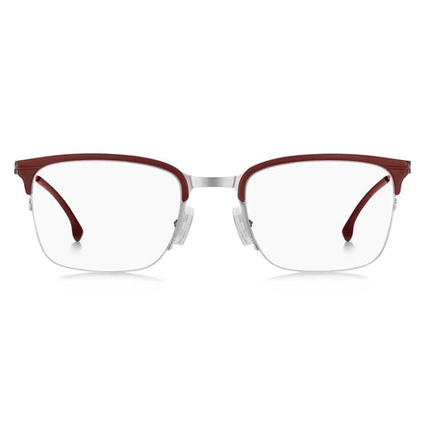 Red Metal Frames Hugo Boss