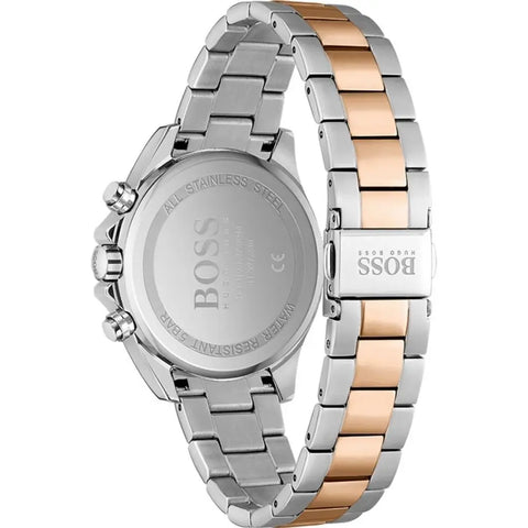 Bicolor Stainless Steel Watch Hugo Boss