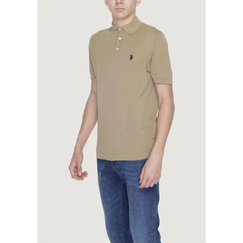 Beige Cotton Sweater U.S. POLO ASSN.