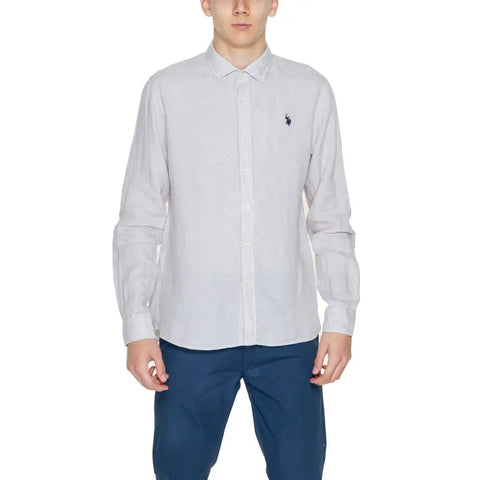 Beige Linen Shirt U.S. POLO ASSN.