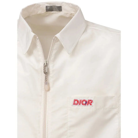 White Polyester Shortsleeve Dior