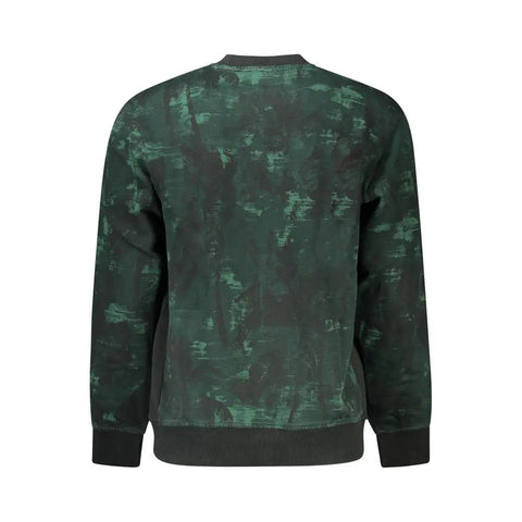 Green Cotton Men Sweater Hugo Boss