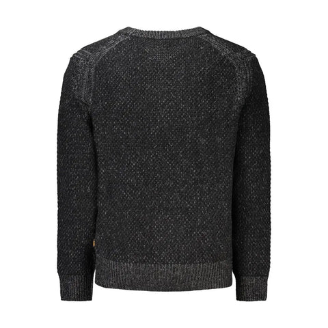 Black Wool Men Sweater Hugo Boss