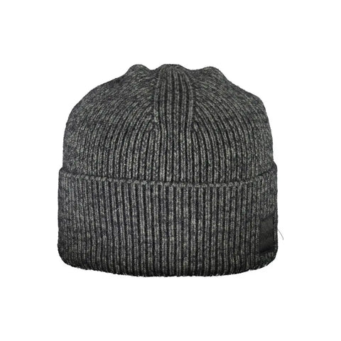 Black Polyamide Men Cap Hugo Boss