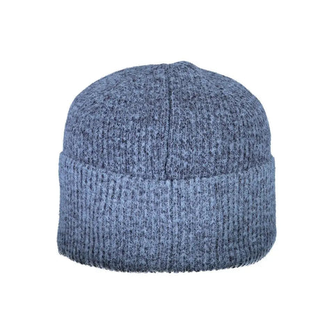 Blue Wool Men Cap Hugo Boss