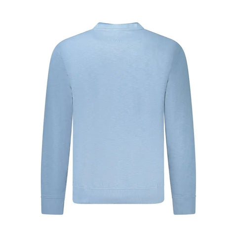 Light Blue Cotton Men Sweater Hugo Boss