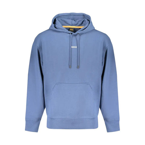Blue Cotton Sweater Hugo Boss