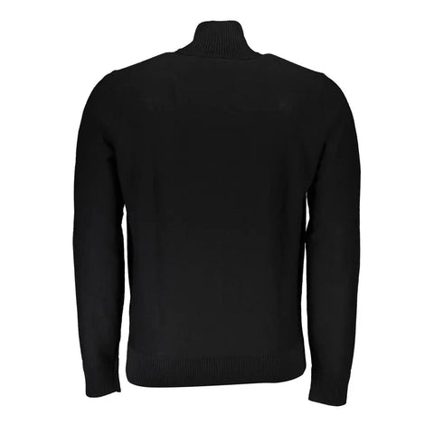 Black Wool Men Sweater Hugo Boss