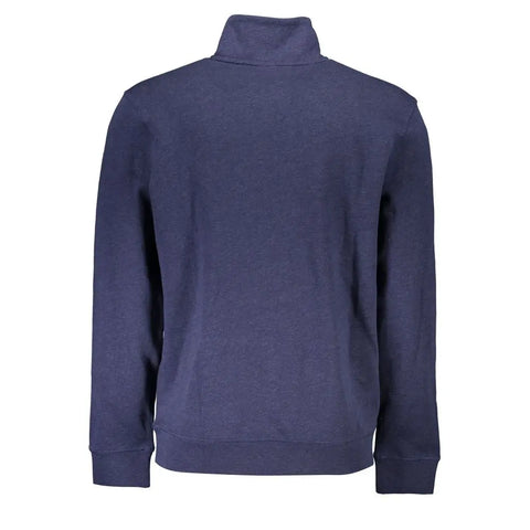 Blue Cotton Men Sweater Hugo Boss
