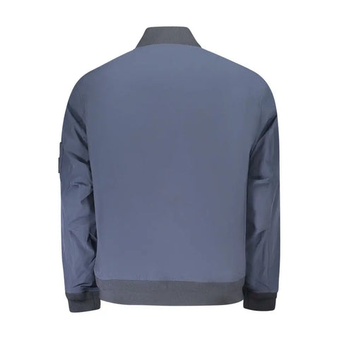 Blue Polyamide Men Jacket Hugo Boss