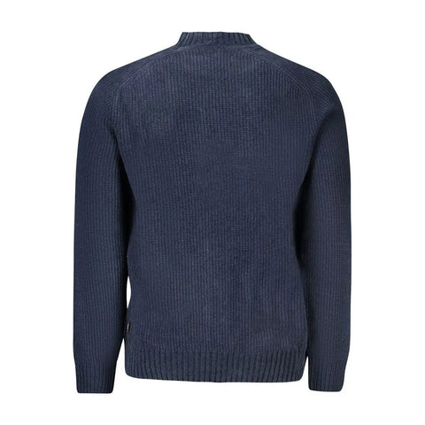 Blue Cotton Men Sweater Hugo Boss