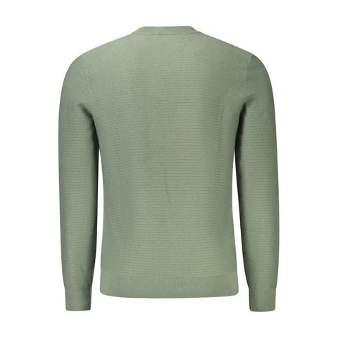 Green Cotton Men Sweater Hugo Boss