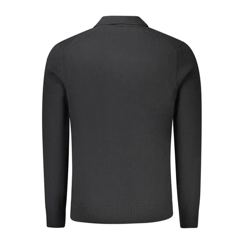 Black Wool Men Sweater Hugo Boss