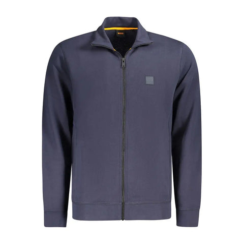 Blue Cotton Sweatshirt Hugo Boss