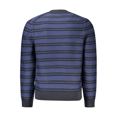 Blue Wool Men Sweater Hugo Boss