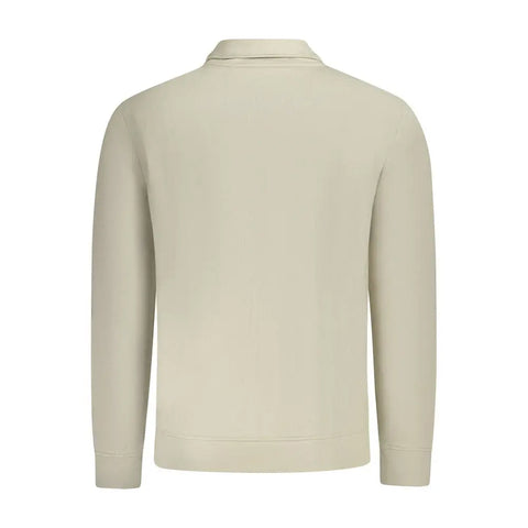 Beige Cotton Sweater Hugo Boss