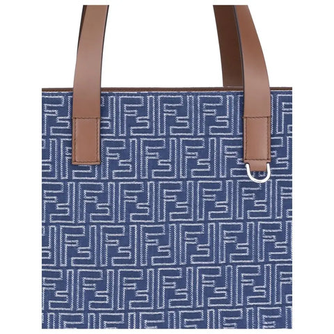 Embroderied denim Tote Bag Fendi
