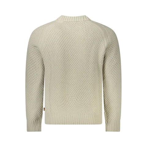 Beige Wool Sweater Hugo Boss