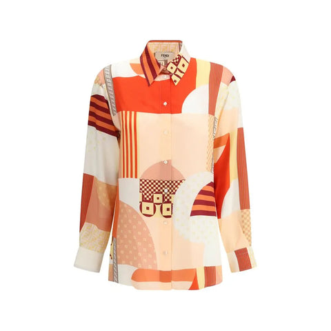 Patchwork Shirt Fendi