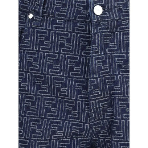 Denim Shorts Fendi