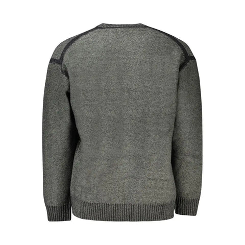 Gray Wool Sweater Hugo Boss
