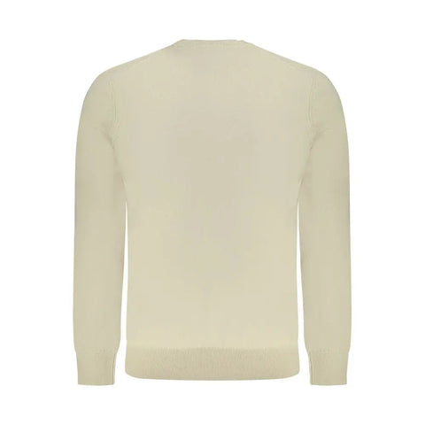 Beige Cotton Sweater Hugo Boss
