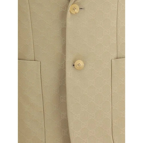GG jacquard Blazer Gucci