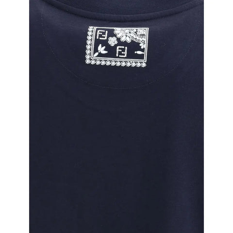 T-Shirt with bandana print pocket Fendi