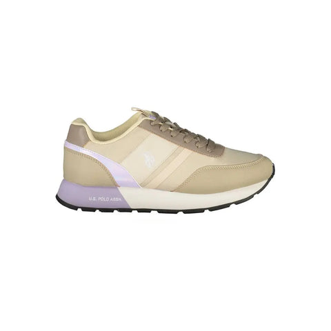 Beige Nylon Sneaker U.S. POLO ASSN.