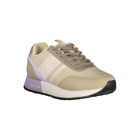 Beige Nylon Sneaker U.S. POLO ASSN.