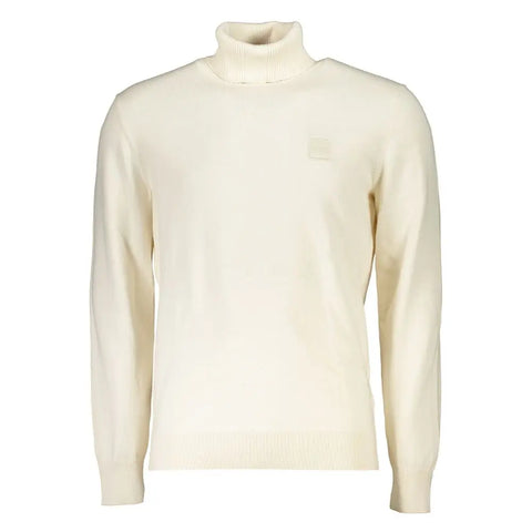 White Cotton Sweater Hugo Boss