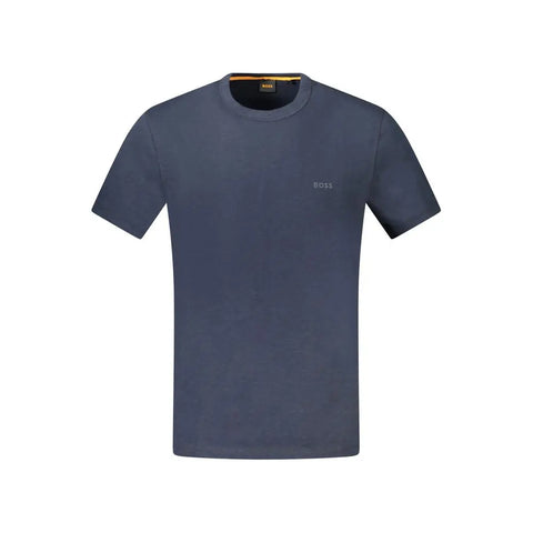 Blue Cotton T-Shirt Hugo Boss